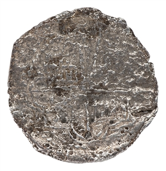 1622 Spanish Silver Coin From The "Atocha" Shipwreck Recovery